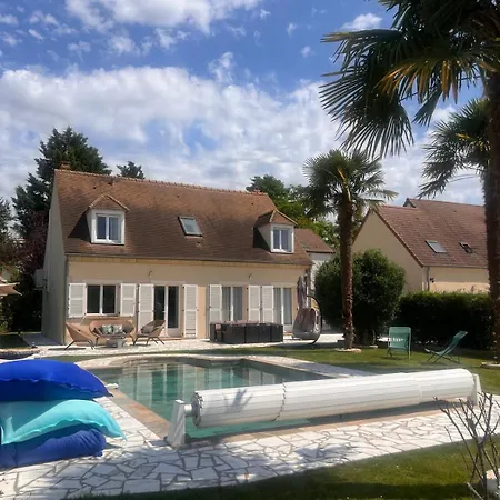 Avec Piscine Chauffee A 40min De Paris Villa